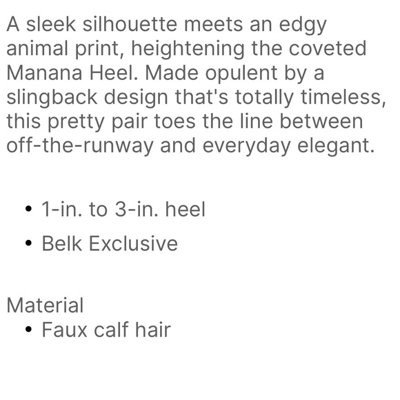 NWT in box The Limited Manana Leopard 8 1/2 M - Picture 4 of 13